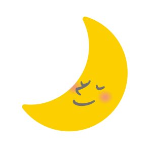 顔のある月