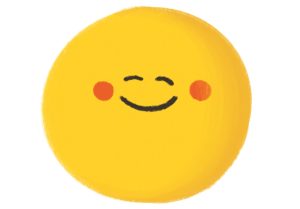 顔のある満月